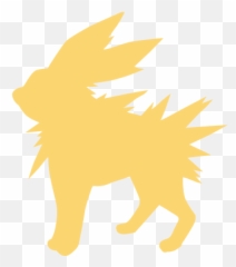 Transparent Jolteon - Jolteon Silhouette Png,Jolteon Transparent