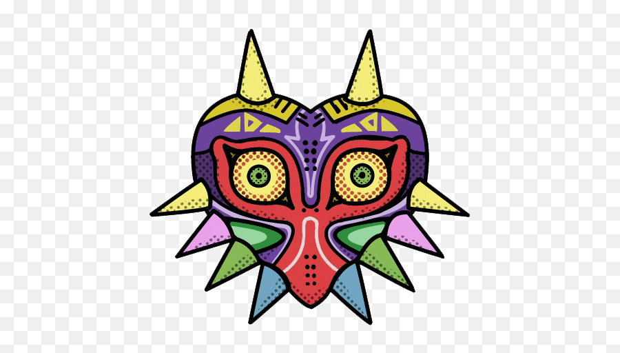 Majoras Mask Legend Of Zelda Tattoo - Mask Transparent Gif Png,Majora's Mask Logo