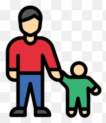 Caring Father Icon Of Colored Outline Style - Available In Sharing Png,Grand Dad Png