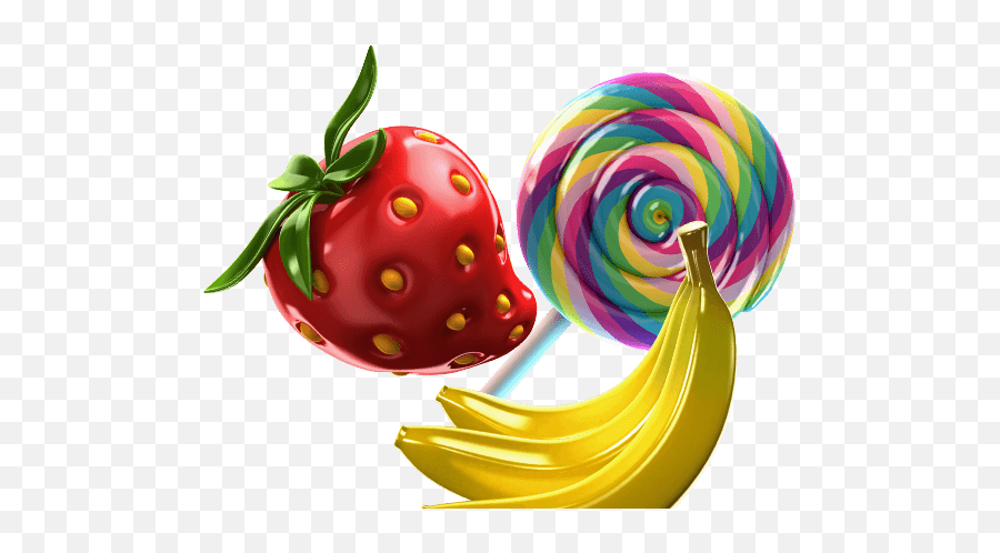 Food U0026 Fruit Slots Bitcoin Feats Cryptothrills - Ripe Banana Png,Lollippop Blood Icon