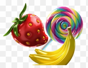 Food U0026 Fruit Slots Bitcoin Feats Cryptothrills - Ripe Banana Png,Lollippop Blood Icon