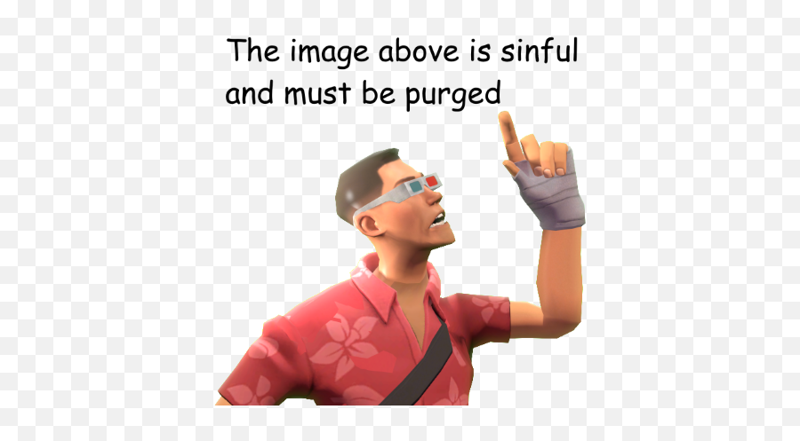 The Spray Above Is Sinful And Must Be Purged Team Fortress - Enjoy That Tf2 Spray Png,Purge Icon