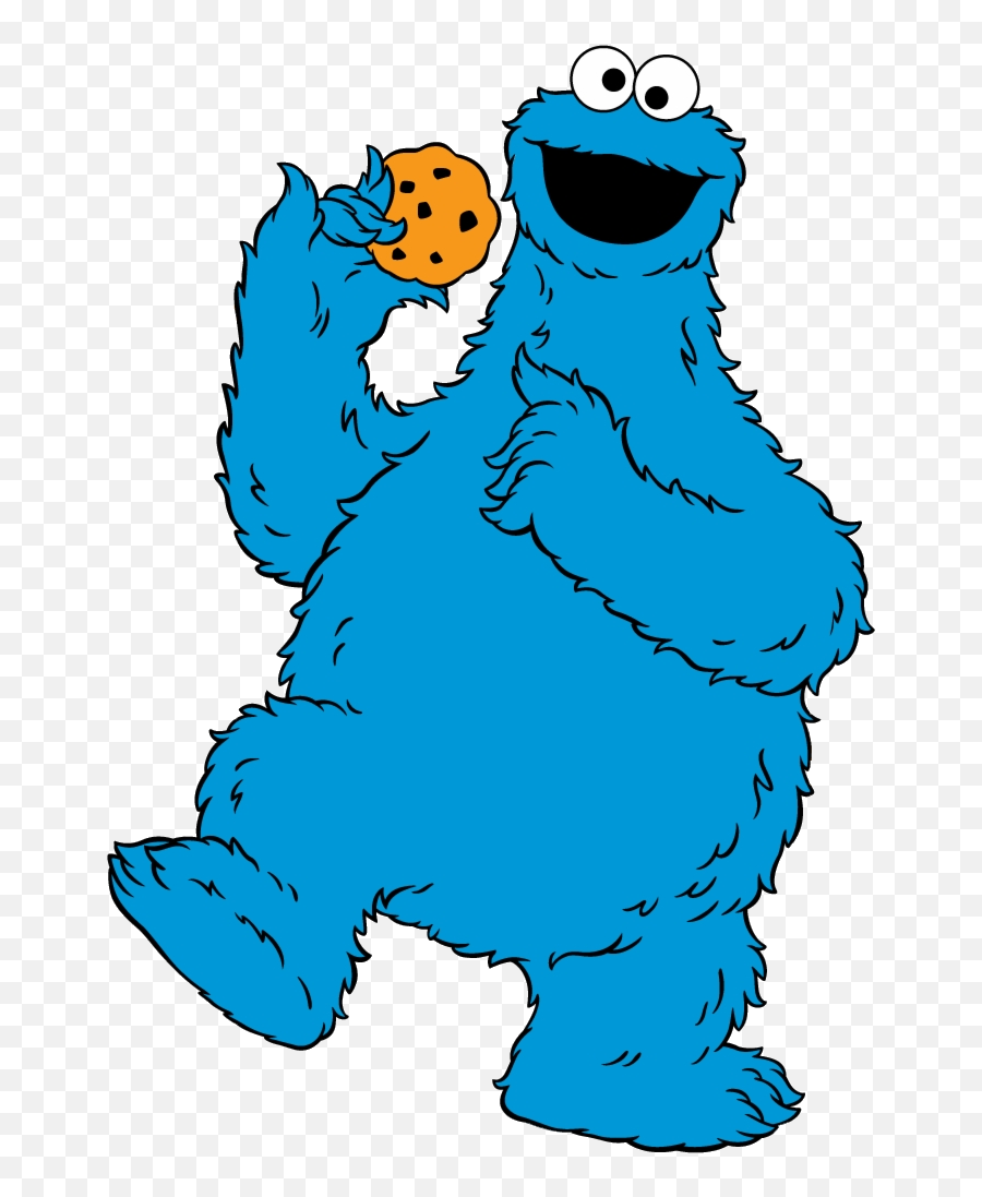 Cookie Monster Png Transparent Collections - Cartoon Sesame Street Cookie Monster,Cartoon Bullet Png