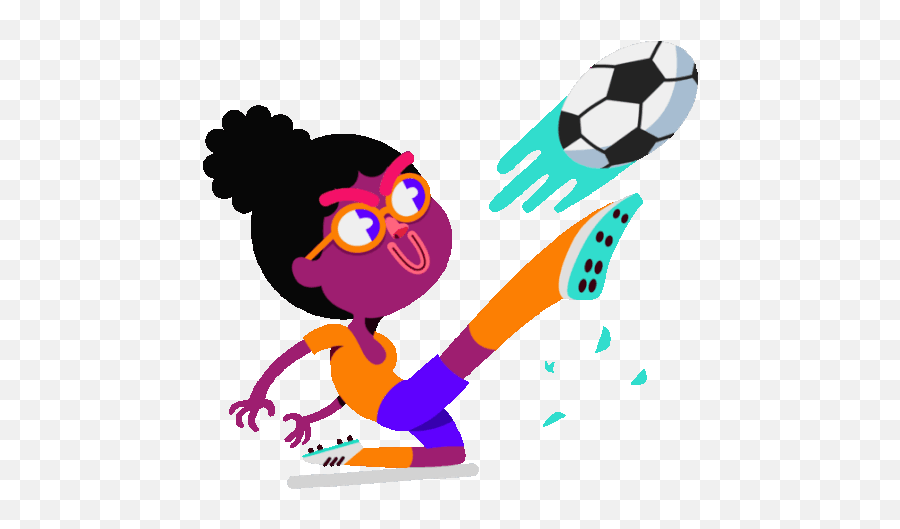 Girl Kicking Soccer Ball Gif - Shakethatbody Girl Soccer Discover U0026 Share Gifs Playing Sports Png,Kicking Icon