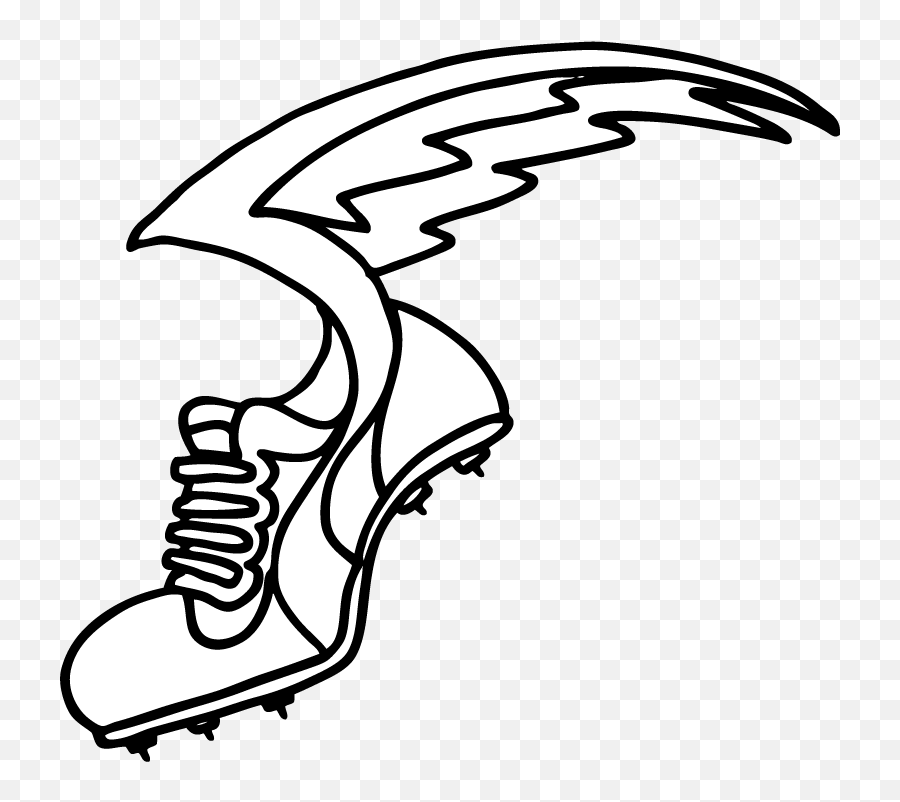 Field Shoe With Wings Clipart - Track Png,Winged Shoe Icon