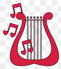 Lyre Instrument Sketch - Canva png