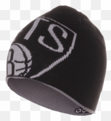 Nba Brooklyn Nets Winter Beanie Knit - png