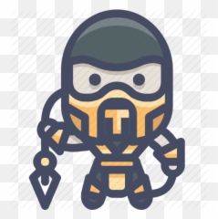 U0027coloriconsu0027 By Artyom Khamitov - Scorpion Mortal Kombat Icon png