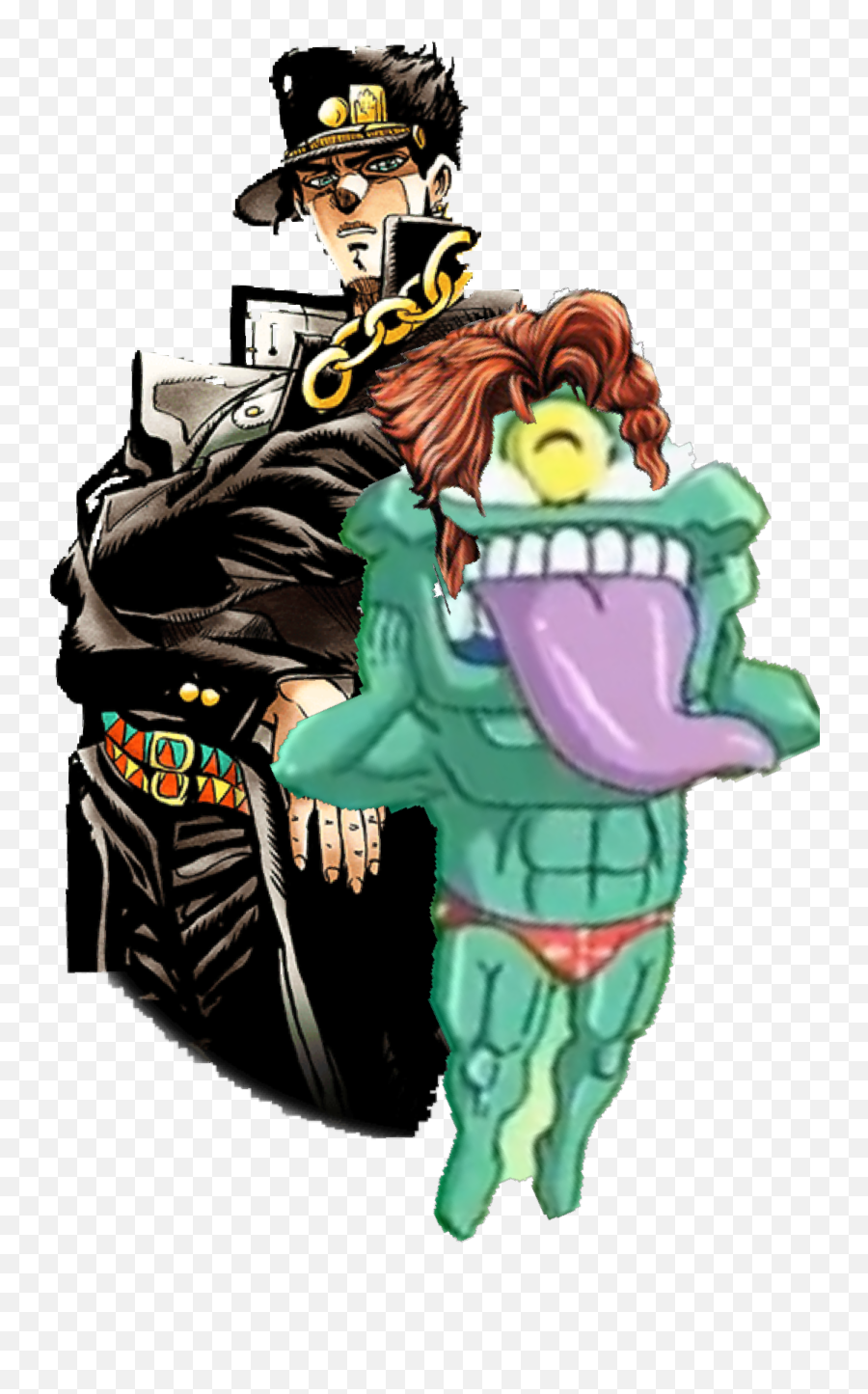 Jotaro And Kakyoin No Edit Just Appreciation - Jotaro And Kakyoin Pose Png,Kakyoin Png