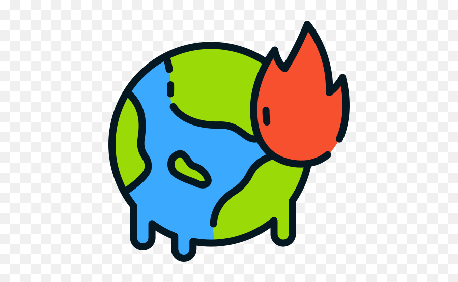 Global Warming - Free Weather Icons Imagenes Del Calentamiento Global Dibujo Png,Global Warming Icon