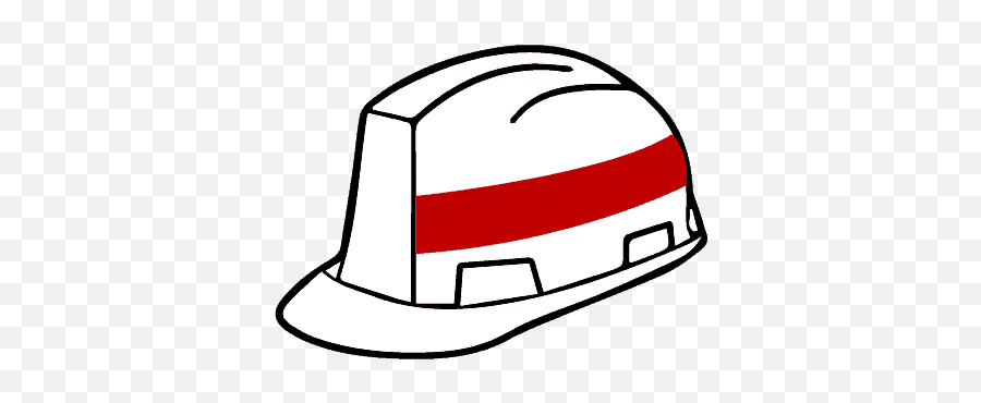 Red Stripe Hat Membership - White Hard Hat Drawing Png,Red Stripe Png