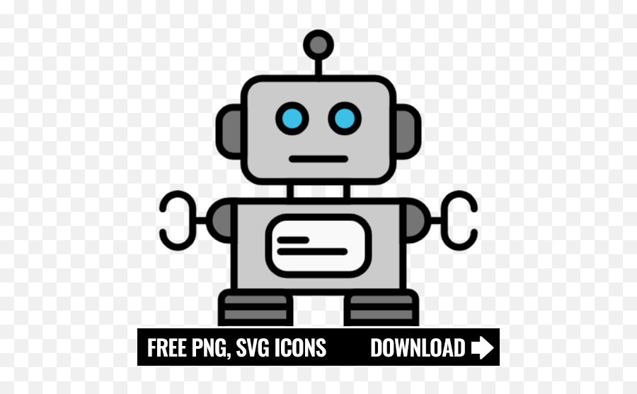Free Robot Icon Symbol Png Svg Download - Bill Icon Png,Robotic Icon