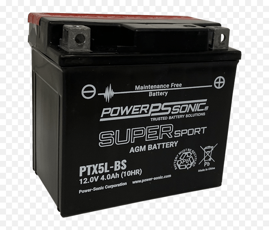 Ptz10s Smf 12v 85ah Superior Performance Battery Power Sonic - Portable Png,Icon Hypersport Prime White