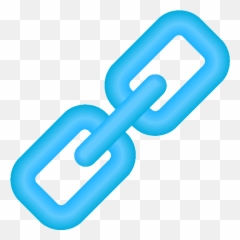 Link Icon 3d Light Blue Vector Data Svgvectorpublic - Vector Chain Png