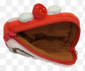 Pass Card Case Strawberry Shortcake With Zipper - Newsboy Cap png