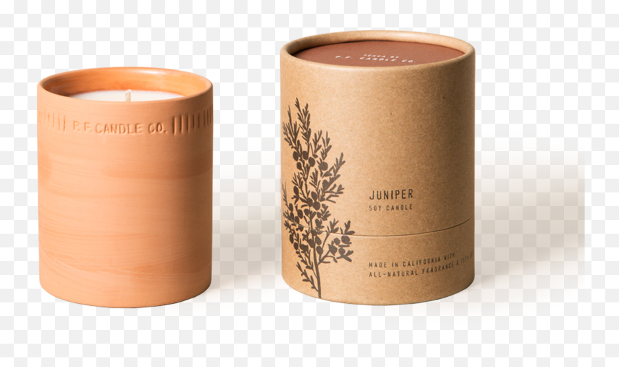 Terra Soy Candle 8oz Juniper Png