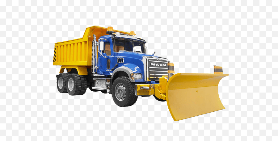 Mack Tipper Truck With Snow Plough - Bruder Snow Plow Truck Png,Transparent Snow
