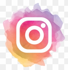 Instagram Watercolor Social Media Logo Png - Photo 1037