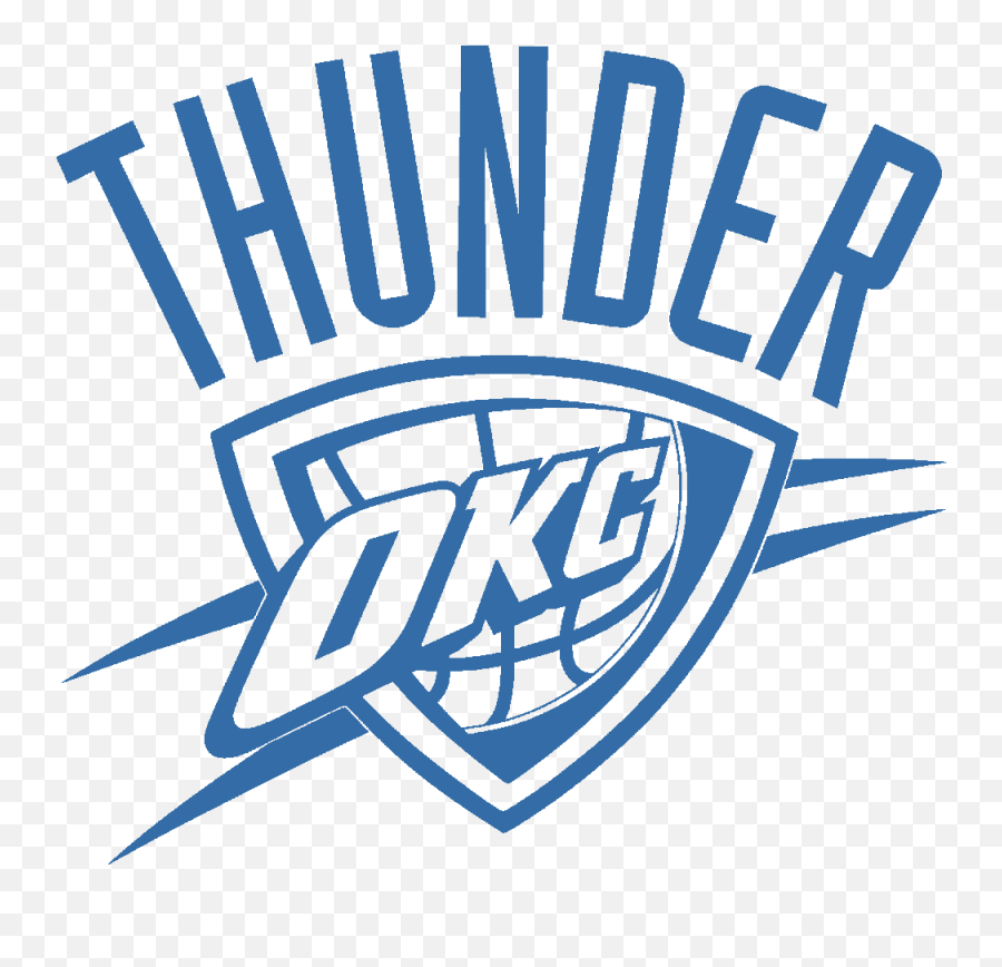 City Thunder Png Transparent - Okc Thunder Logo Png,Thunder Transparent