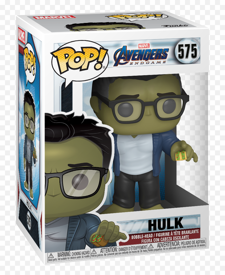 Funko Pop Marvel Endgame - Hulk W Taco Walmartcom Hulk With Taco Pop Png,Thanos Head Transparent