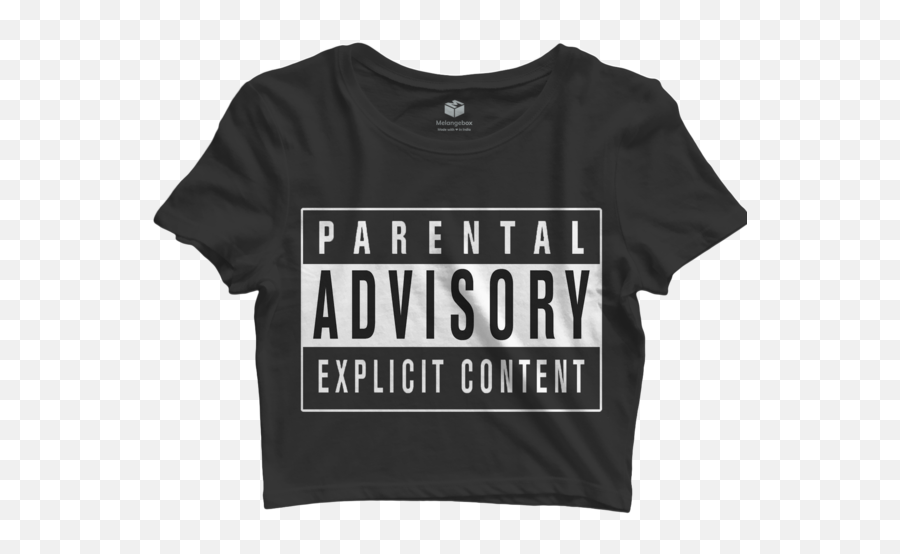 Parental Advisory Crop Top - Active Shirt Png,Parental Advisory Logo Png