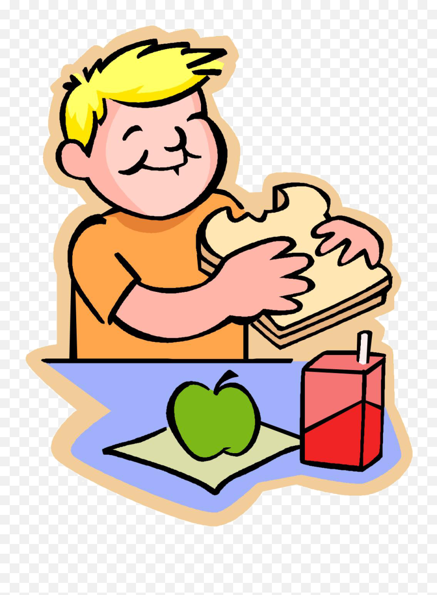 Lunch Clipart Snack - Eat Lunch Png Download Full Size Eat Lunch Clipart,Lunch Png