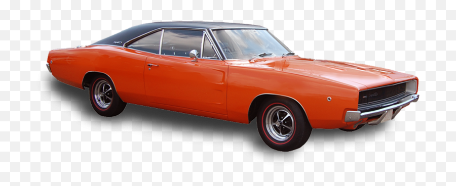 Orange Muscle Car Png Picture - Classic Car,Muscle Car Png