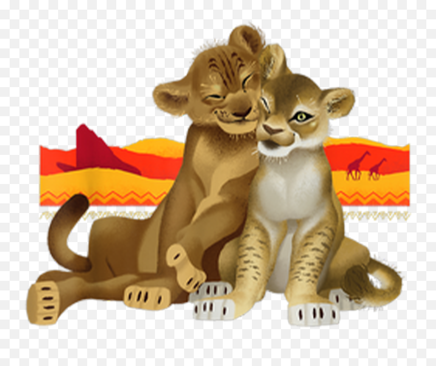 Disney The Lion King Young Simba Nala Shirt - Lion King Balloons Png,Nala Png