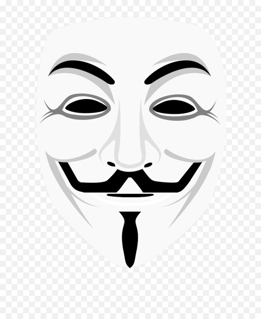 Anonymous Mask Png Images Free Download - Guy Fawkes Mask,Black Mask Png