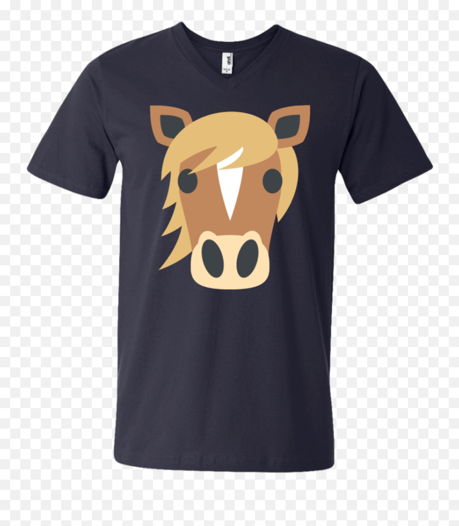 Horse Face Emoji Mens V - Naruto Pain T Shirt Png,Horse Emoji Png