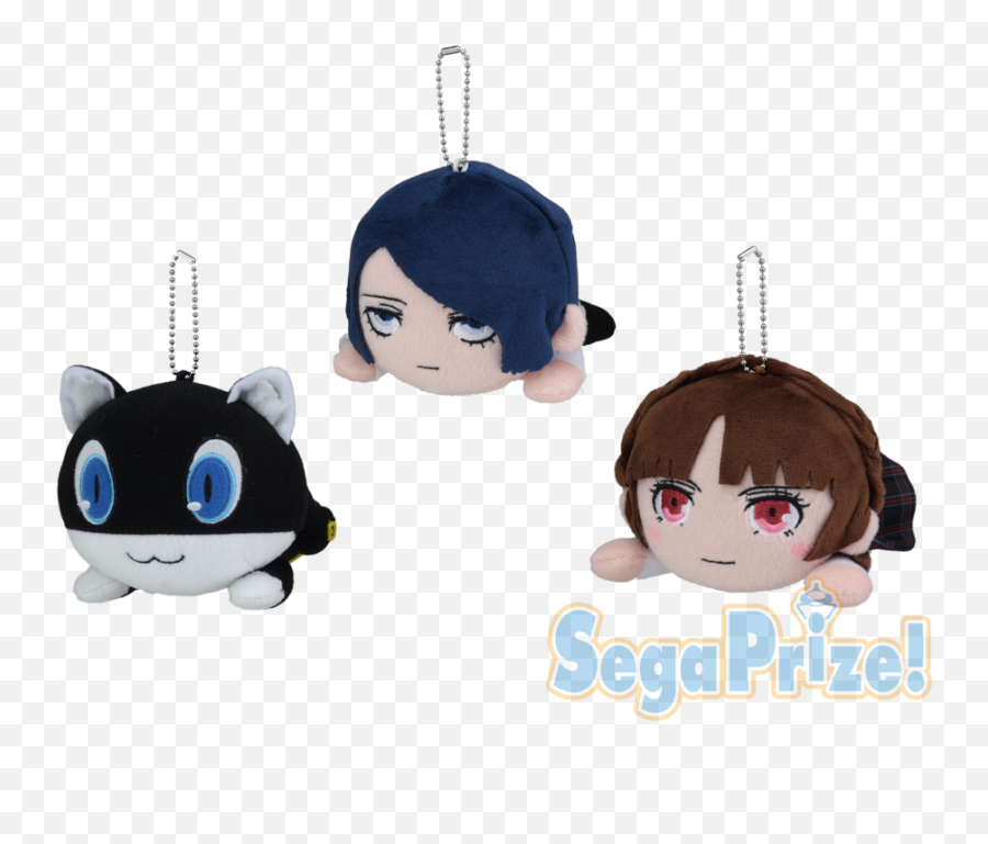 Aitaikuji Persona 5 Sega Prize Nesoberi Lying Down Plush - Persona 5 Nesoberi Plush Png,Persona 5 Logo Png