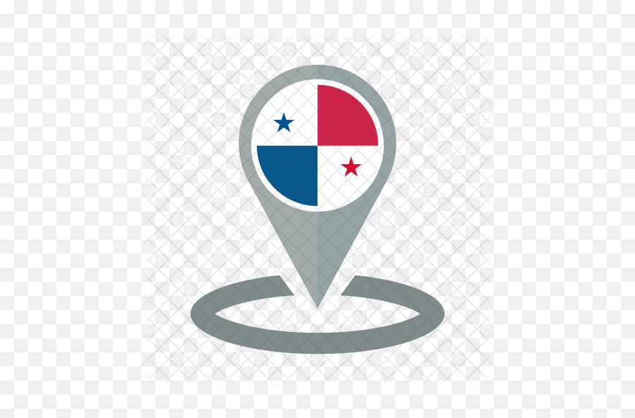 Panama Flag Icon Of Flat Style - Nigeria Location Flag Png,Panama Flag Png