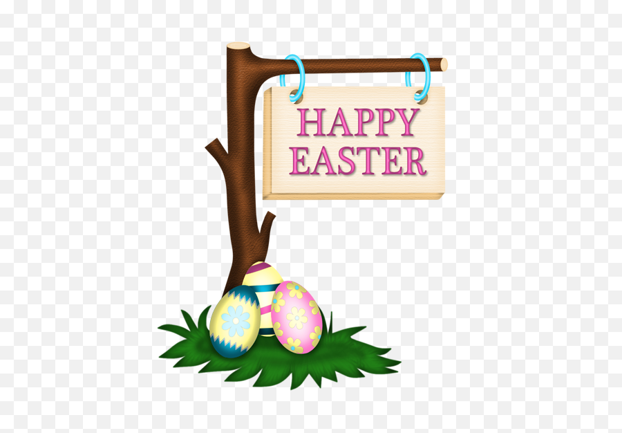 Happy Easter Sign Png Clipart Picture - Breakfast In Bed Quotes,Happy Easter Png
