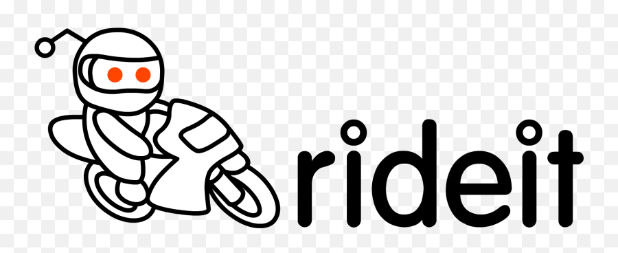 Actually High Quality Rideit Logo - Reddit Motorcycle Reddit Motorcycle Sticker Png,Reddit Logo Png