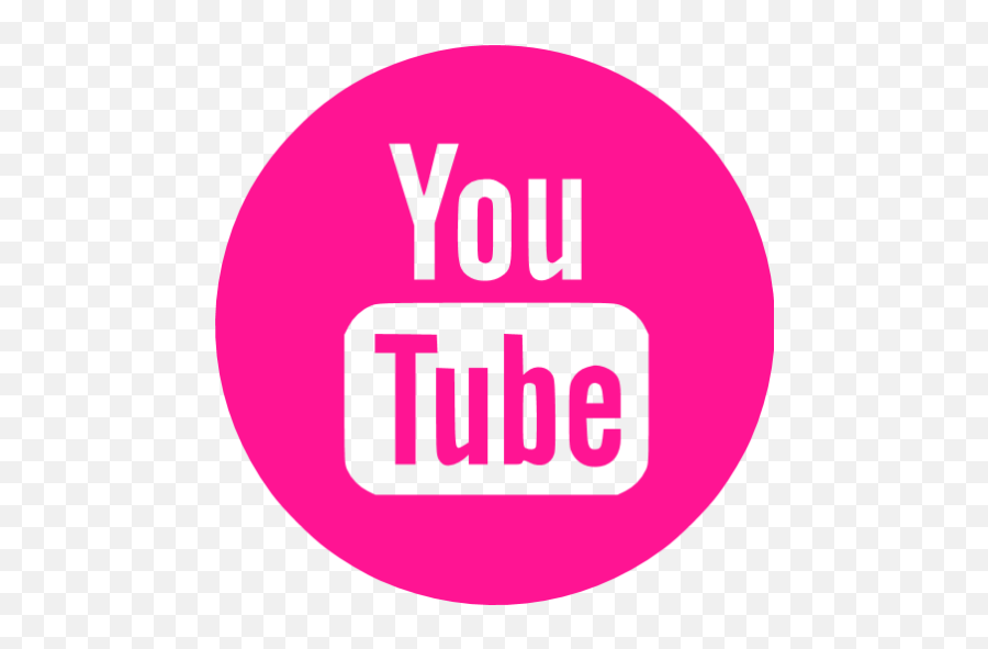 Pink Youtube Transparent Png Clipart - Youtube Logo Black,Pink Subscribe Png