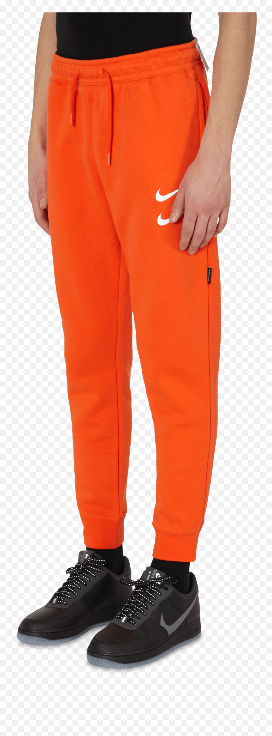 Nike Sportswear Swoosh Pants - Nike Swoosh Sweatpants Orange Png,Orange Nike Logo