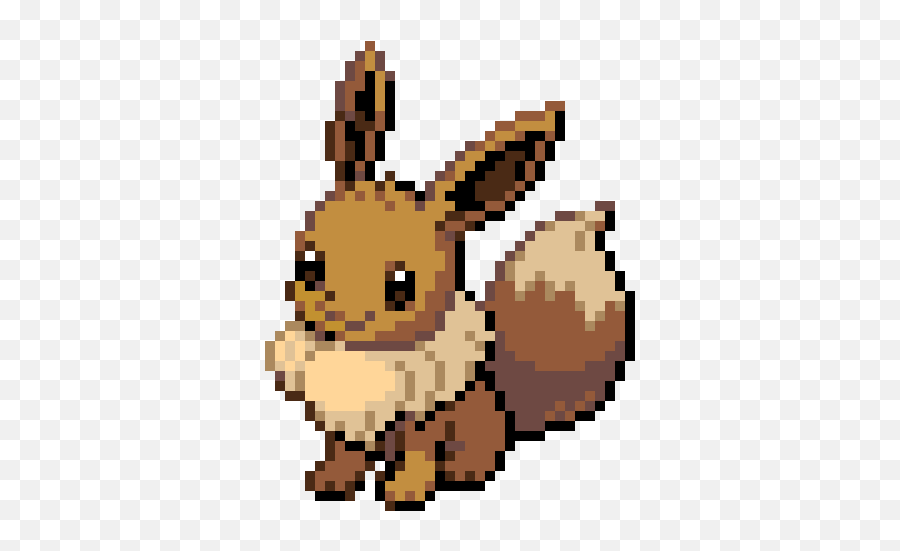 Pokemon Eevee Sprite Png Image With No - Pixel Art Eevee,Eevee Png