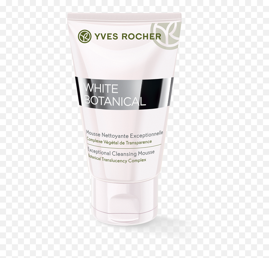 White Botanical Exceptional Cleansing Mousse - Yves Rocher Mousse Cleansing Exceptional Png,Botanical Png