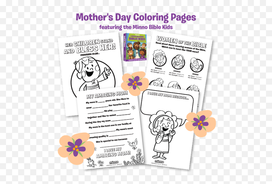 Best Motheru0027s Day Coloring Pages U2014 Minno Parents - Cartoon Png,Happy Mother's Day Png