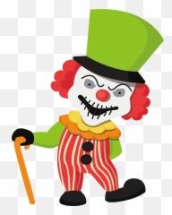 Clown Clipart Halloween - Illustration Png Art