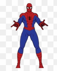 Spiderman Transparent Png High Quality And Best Resolution - Cartoon Pictures Of Man