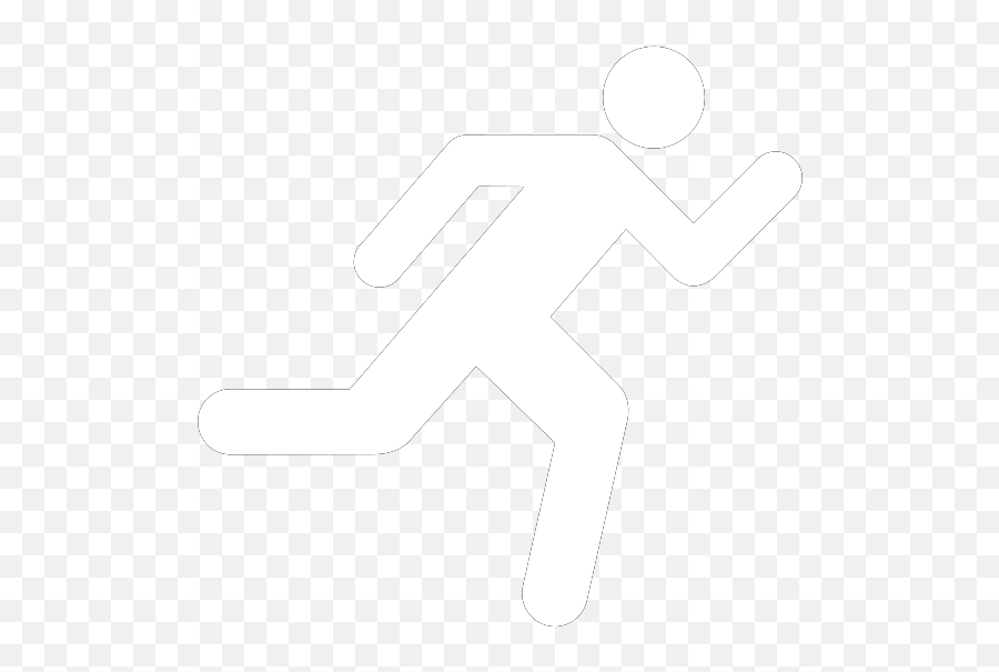 Running Icon White - Sparta Spordiklubi Png,Running Transparent