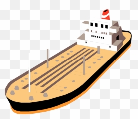 Ship Vessel Transparent Background - Oil Tanker Clipart Png,Ship Transparent Background