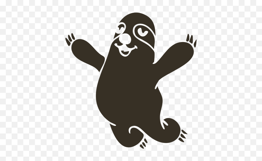 Mole Jumping Happy Detailed Silhouette - Illustration Png,Mole Png