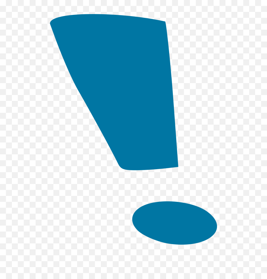 Blue Exclamation Mark - Blue Exclamation Point Png,Red Exclamation Point Png