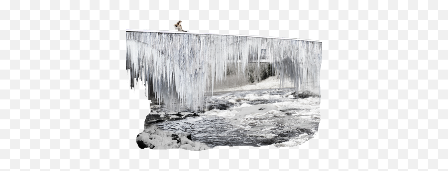 Icicle Bridge - Waterfall Png,Icicle Png
