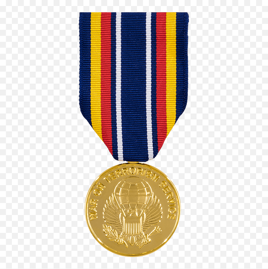 Gwot Service Medal - Full Anodized Global War On Terrorism Service Medal Png,Medal Transparent