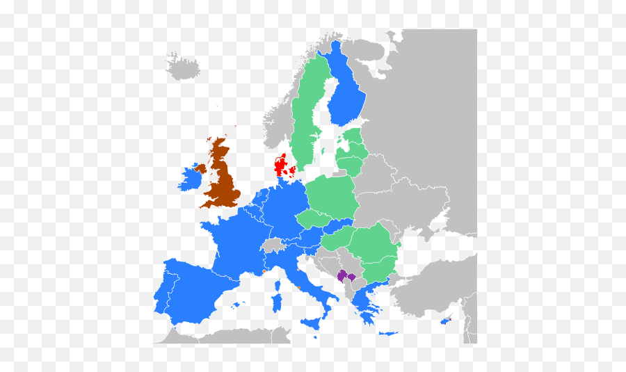 Страны использующие евро. Страны еврозоны. Карта еврозоны со странами. 19 Стран еврозоны.