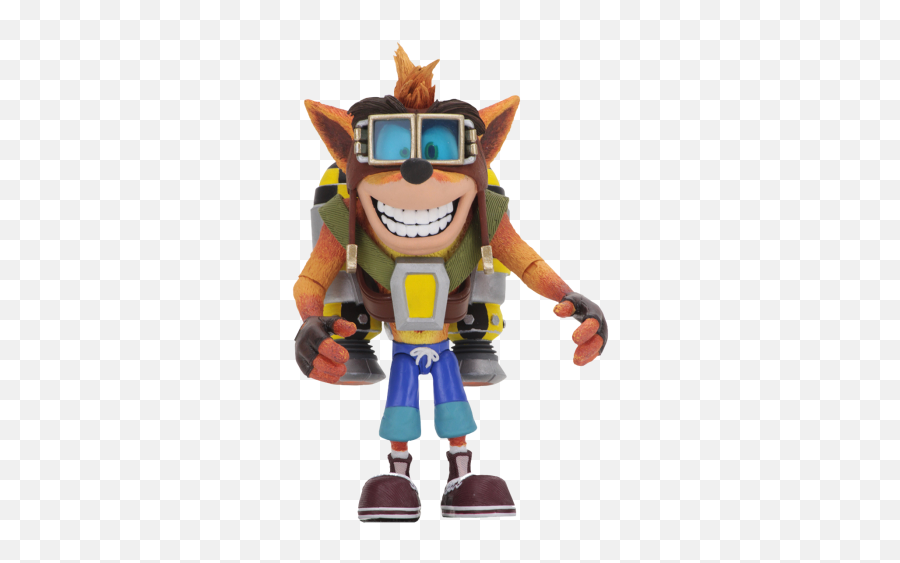 Crash Bandicoot - Crash With Jetpack 7 Inch Deluxe Action Figure Crash Bandicoot Png,Crash Bandicoot Png