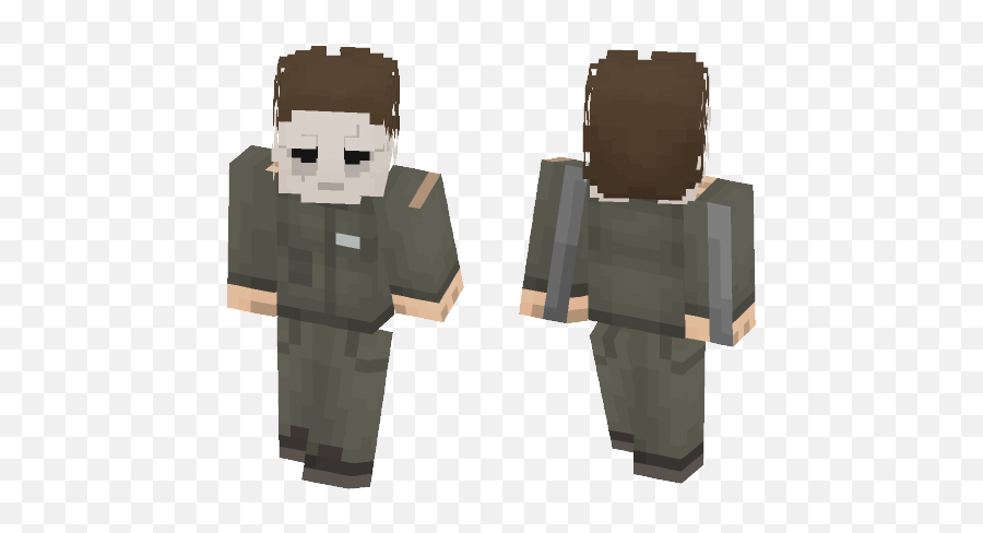 Download Hd Michael Myers - Ainz Ooal Gown Skin Minecraft Man In Suit Minecraft Skin Png,Michael Myers Png